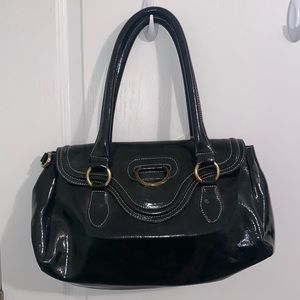 Dark Green Patton Leather Purse